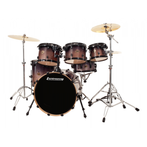 Ludwig Element Birch Drive Shell Pack Charcoal Fade