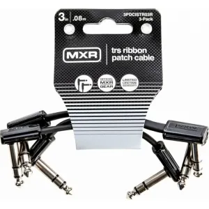 Dunlop MXR DCISTR03R Ribbon TRS Cable 3 Pack 8 cm Pipa - Pipa Patch kábel