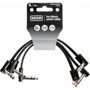 Dunlop MXR DCISTR06R Ribbon TRS Cable 3 Pack 15 cm Pipa - Pipa Patch kábel