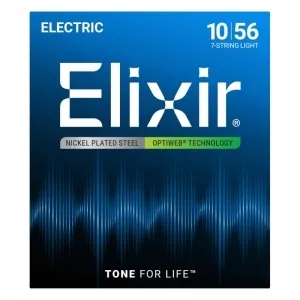 Elixir OptiWeb 19057 10-56 7-String Light