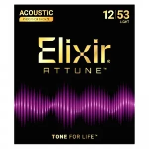 Elixir Phb Attune 21052 12-53 Custom Light akusztikus húrkészlet
