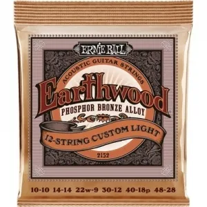 Ernie Ball EARTHWOOD PHB 12 STRING CUSTOM LIGHT 10-48