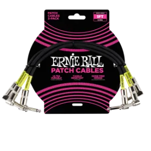 Ernie Ball Ernie Ball Patch Kábel 30cm Fekete