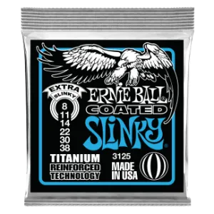 Ernie Ball Coated - Titanium RPS Extra Slinky 8-38
