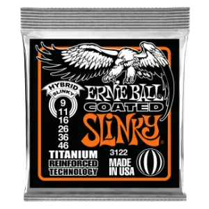 Ernie Ball Coated - Titanium RPS Hybrid Slinky 9-46