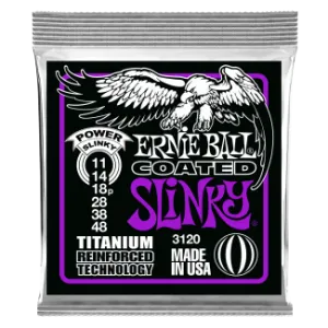Ernie Ball Coated - Titanium RPS Power Slinky 11-48