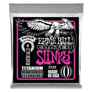 Ernie Ball Coated - Titanium RPS Super Slinky 9-42