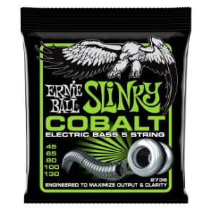 Ernie Ball Cobalt Slinky 5 String Bass 45-130