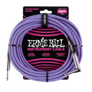 Ernie Ball Ernie Ball Szövetkábel Lila