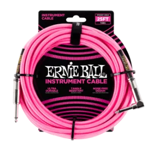 Ernie Ball Ernie Ball Szövetkábel Pink