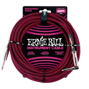 Ernie Ball Ernie Ball Szövetkábel Vörös