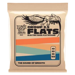 Ernie Ball Flatwound Bass Group 2.5 45-105