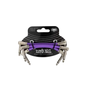 Ernie Ball Flex Patch Kábel 7,5cm 3 Pack Purple