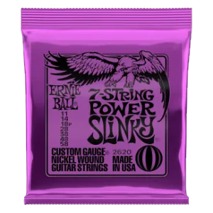 Ernie Ball Nickel Wound 7 Power Slinky 11-58