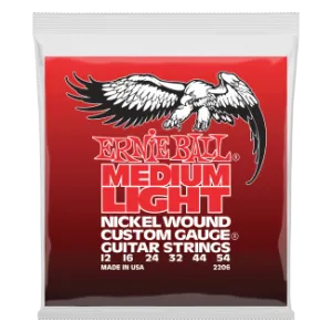 Ernie Ball Nickel Wound Medium Light Wound G 12-54