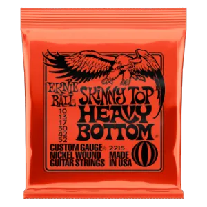 Ernie Ball Nickel Wound Skinny Top Heavy Bottom Slinky 10-52
