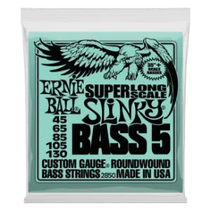 Ernie Ball Nickel Wound Super Long Scale 5 String Slinky 45-130