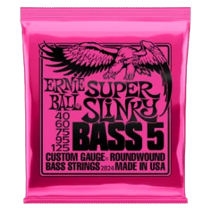 Ernie Ball Nickel Wound Super Slinky Bass 5 String 40-125