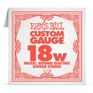 Ernie Ball Single Nickel Wound 018