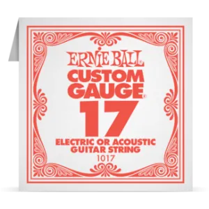 Ernie Ball Single Plain Steel 017