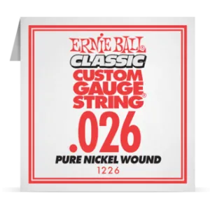 Ernie Ball Single Pure Nickel 026