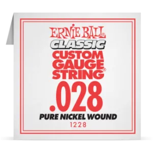 Ernie Ball Single Pure Nickel 028