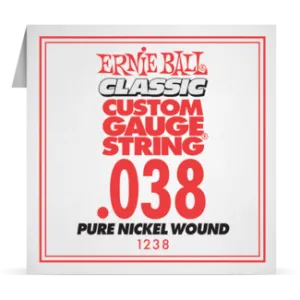 Ernie Ball Single Pure Nickel 038
