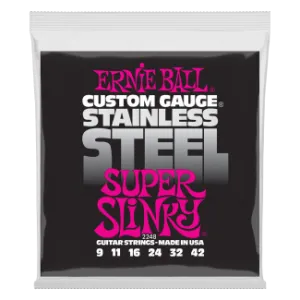Ernie Ball Stainless Steel Super Slinky 9-42