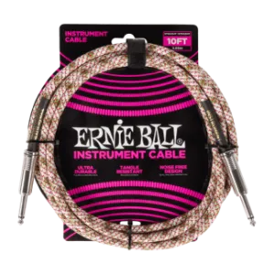 ERNIE BALL SZÖVETKÁBEL EMERALD ARGYLE 3M