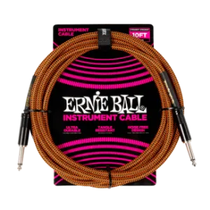 ERNIE BALL SZÖVETKÁBEL PUMPKIN PIE 3M