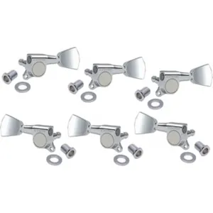 Gotoh SG381 04 Tuners L3 + R3 Chrome Króm