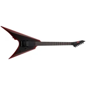 LTD Arrow Black Metal II Black Red Burst Satin