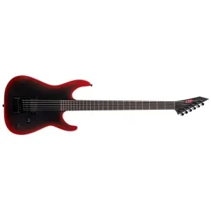 LTD M-6 BARITONE ET BLACK METAL II Black Redburst Satin