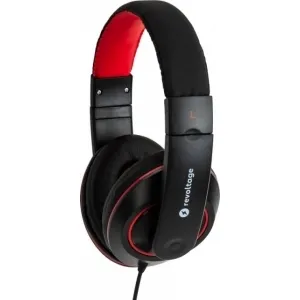 Revoltage HPH 2025 Black/Red On-ear Fülhallgató