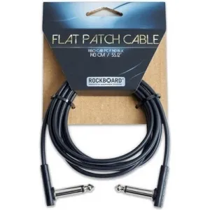 RockBoard Flat Patch Cable Fekete 140 cm Pipa - Pipa