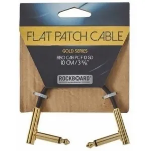 RockBoard Flat Patch Cable Gold Arany 10 cm Pipa - Pipa