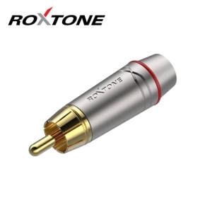 Roxtone RF2P-NG RCA lengő dugó, aranyozott